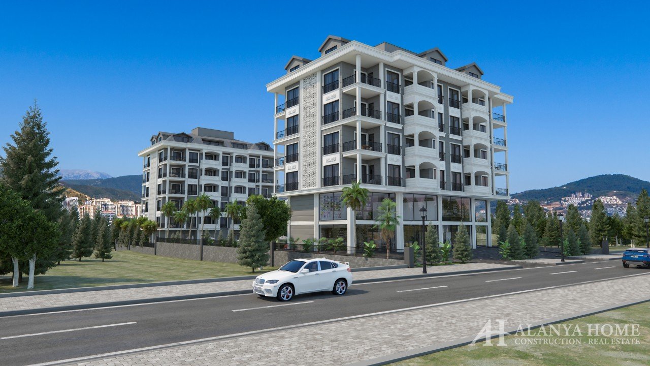 Vista Orange Kargıcak Alanya Antalya Türkiye satın alma satılık eşyalı tek yatak odalı daire yeni bi